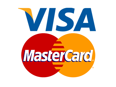 Visa and Mastercard accepted
